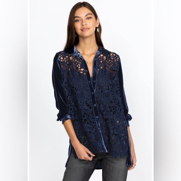 Johnny Was Flicka Button Down Shirt size S - Picture 2 of 12